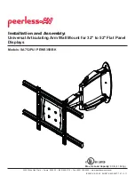 peerless-AV 19306696 Installation And Assembly Manual preview