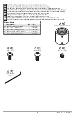 Preview for 6 page of peerless-AV ACC109 Manual