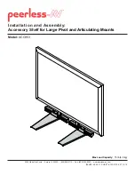 Предварительный просмотр 1 страницы peerless-AV ACC953 Installation And Assembly Manual