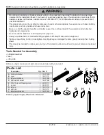 Preview for 2 page of peerless-AV ACCXT201 Installation And Assembly Manual