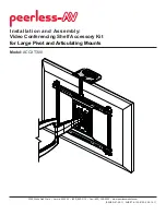 peerless-AV ACCXT300 Installation And Assembly Manual preview