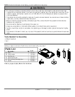 Предварительный просмотр 2 страницы peerless-AV ACCXT300 Installation And Assembly Manual