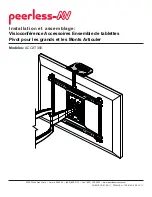 Предварительный просмотр 11 страницы peerless-AV ACCXT300 Installation And Assembly Manual