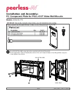 Preview for 1 page of peerless-AV DS-ACC770 Installation And Assembly