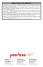 Preview for 24 page of peerless-AV DS-C555-4X2 Manual