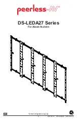 Preview for 1 page of peerless-AV DS-LEDA27 Series Manual