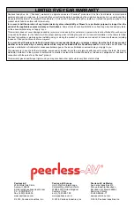 Preview for 20 page of peerless-AV DS-S555-3X2 Manual