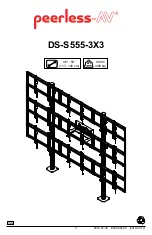 peerless-AV DS-S555-3X3 Manual preview