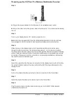 Preview for 27 page of peerless-AV HD Flow HDS200-R User Manual And Installation Manual