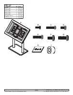 Preview for 2 page of peerless-AV KL546-TOSHIBA02 Installation And Assembly