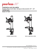 Preview for 1 page of peerless-AV LCD Screens Installation And Assembly Manual