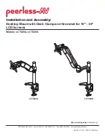 peerless-AV LCT420A Installation And Assembly Manual preview