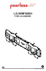 peerless-AV LG-WMF86BH Manual preview