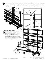 Preview for 7 page of peerless-AV Mobile Videowall Trolley PDVWM 3x3 46 55 L Installation And Assembly Manual