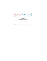 Предварительный просмотр 12 страницы peerless-AV peerSound User Manual