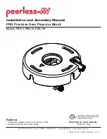 peerless-AV PRG-1 Installation And Assembly Manual preview