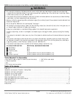 Предварительный просмотр 2 страницы peerless-AV PRG-1 Installation And Assembly Manual