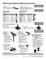 Предварительный просмотр 13 страницы peerless-AV PRG-1 Installation And Assembly Manual