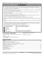 Preview for 2 page of peerless-AV PRG-EXA Installation And Assembly Manual