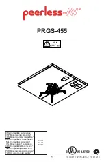 peerless-AV PRGS-455 Manual preview