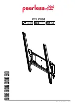 peerless-AV PTLP650 Quick Start Manual предпросмотр