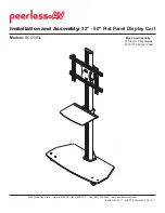 peerless-AV SC550GL Installation And Assembly Manual preview