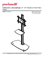 Preview for 12 page of peerless-AV SC550GL Installation And Assembly Manual