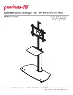 Preview for 23 page of peerless-AV SC550GL Installation And Assembly Manual