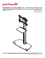 peerless-AV SC551GL Installation And Assembly Manual preview