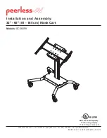 Preview for 1 page of peerless-AV SC560FK Installation And Assembly Manual