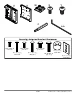 Preview for 4 page of peerless-AV SC560FK Installation And Assembly Manual