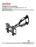 Предварительный просмотр 1 страницы peerless-AV SmartMount SA735P Installation And Assembly Manual