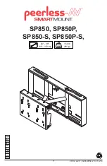 peerless-AV SMARTMOUNT SP850 Manual preview