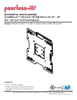 peerless-AV SmartMount ST632 Installation And Assembly Manual preview