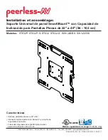 Preview for 9 page of peerless-AV SmartMount ST632 Installation And Assembly Manual