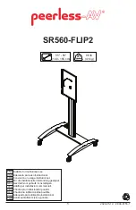 peerless-AV SR560-FLIP2 Manual preview