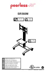 Preview for 1 page of peerless-AV SR560M Manual