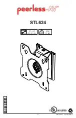 Preview for 1 page of peerless-AV STL624 Installation Manual