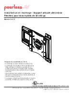 Preview for 15 page of peerless-AV SUA737 Installation And Assembly Manual