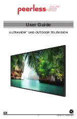 peerless-AV ULTRAVIEW UV862 User Manual preview