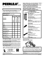 Preview for 1 page of Peerless Faucet P18550LF Instruction Manual