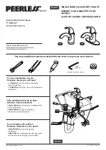 Peerless Faucet P188624LF Quick Start Manual предпросмотр