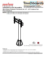 PEERLESS Mounts EPMU-05 Installation And Assembly Manual предпросмотр