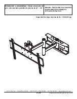 Preview for 27 page of PEERLESS Mounts PLA 50-UNL Installation And Assembly Manual