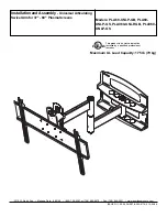 PEERLESS Mounts PLA60-UNLP-GB Installation And Assembly Manual preview