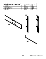 Предварительный просмотр 4 страницы PEERLESS Mounts PLAV70- UNLP-GS Installation And Assembly Manual