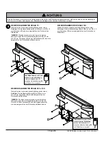 Предварительный просмотр 15 страницы PEERLESS Mounts SmartMount SF630 Installation And Assembly Manual