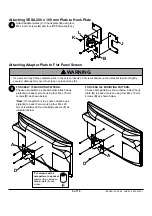 Предварительный просмотр 6 страницы PEERLESS Mounts SmartMount ST630 Installation And Assembly Manual