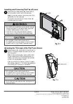 Предварительный просмотр 8 страницы PEERLESS Mounts SmartMount ST630 Installation And Assembly Manual