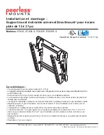 Предварительный просмотр 15 страницы PEERLESS Mounts SmartMount ST635 Installation And Assembly Manual